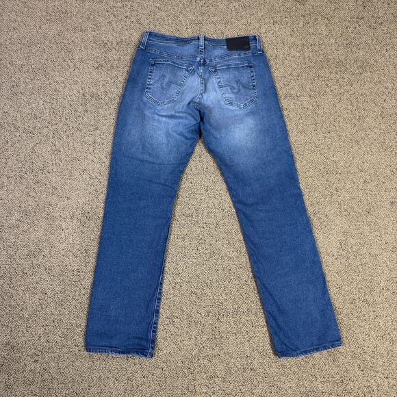 Everett AG Slim Straight Denim Blue Jeans US Men's 29x31 - Picture 4 of 8